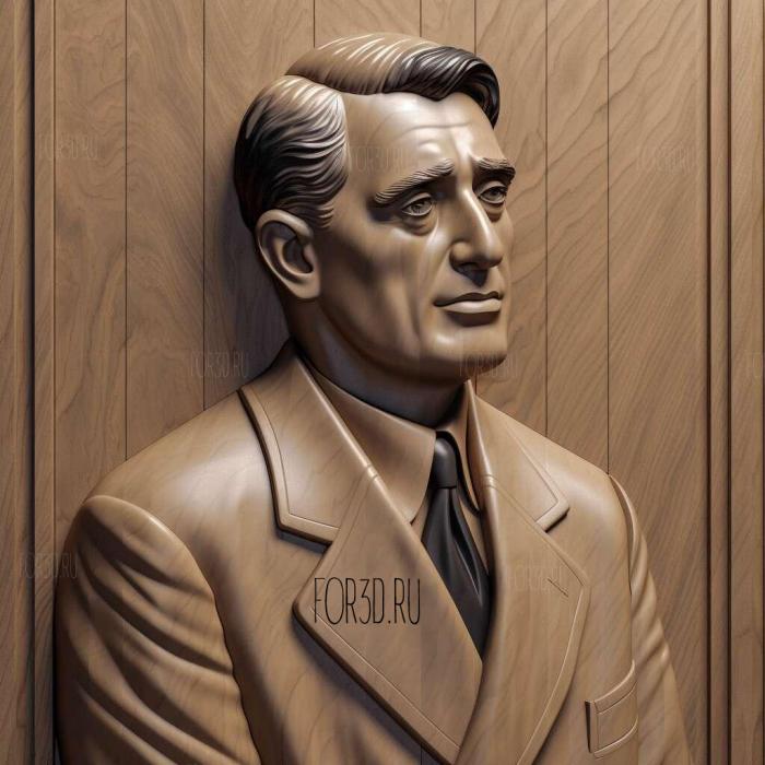 Cary Grant 3 3d stl модель для ЧПУ